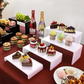  PRESENTOIR BUFFET BLANC X3