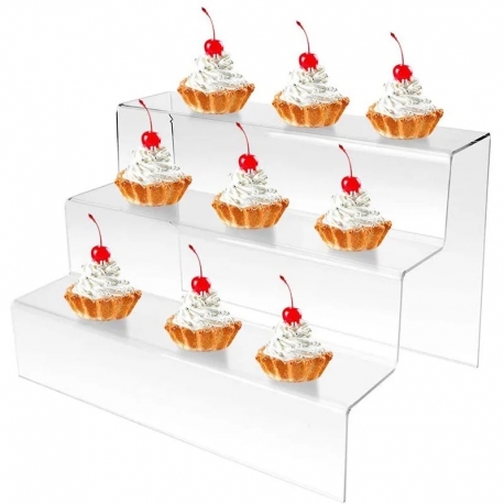 PRESENTOIR TRANSPARENT 4 NIVEAUX