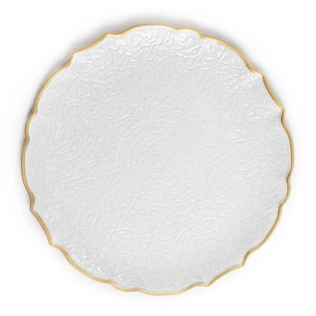 ASSIETTE DECORATIVE LOV' OR X4